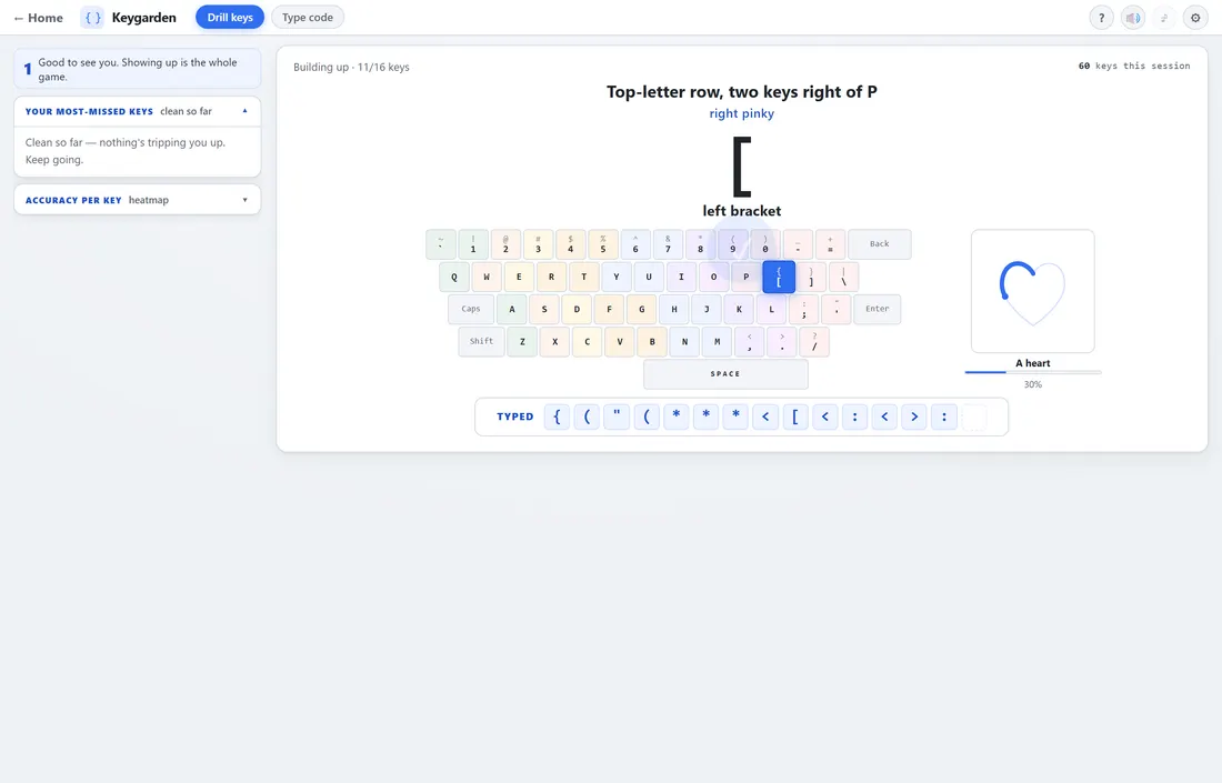 Keygarden: a symbol-typing keyboard with a live sketch growing alongside